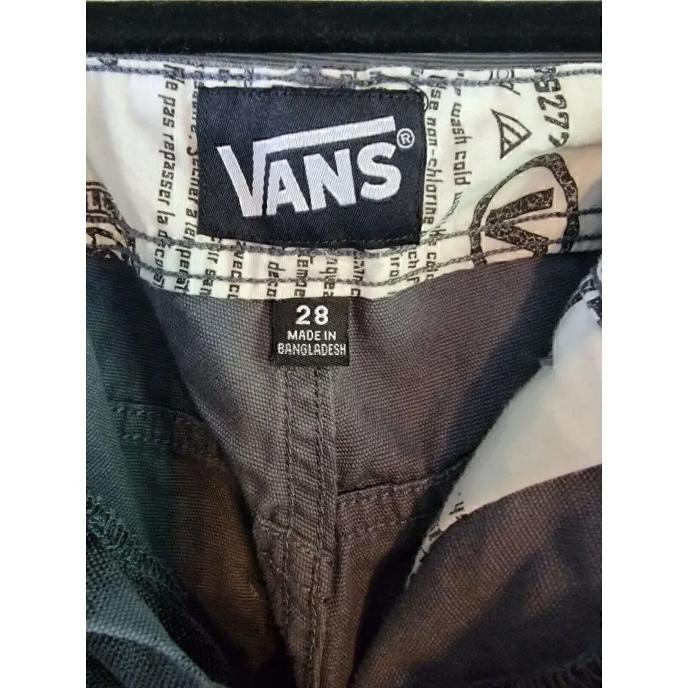 Vans Cargo Shorts Mens Sz 28 Camo Large Pockets